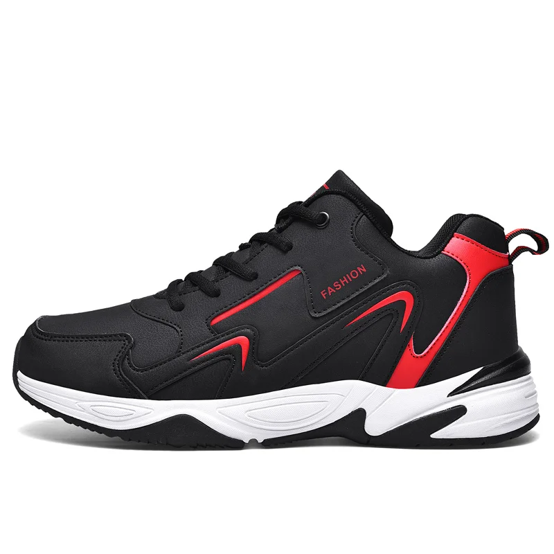 blackred breath Damyuan/мужская повседневная обувь; зимняя меховая обувь; Dady Tenis Masculino Adulto 39; Мужская обувь; 44; Осенняя дышащая обувь для бега; 46;кроссовки мужские обувь мужская красовки мужские мужска большие размеры 48 - Цвет: blackred breath
