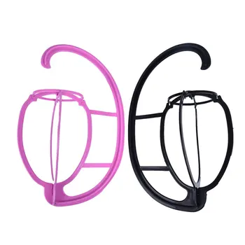 

Hanging Wig Stand Portable Plastic DIY Hats Hanger Detachable Display Hair Dryer Holder Tool For Long & Short Wigs