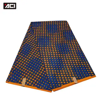 

ACI 100% Polyester African Wax Prints Fabric Tissu Africain 6 Yards/Piece Ankara Fabric African Real Wax Prints Batik For Party