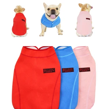 

New Pet Autumn Winter Clothes Pet Dog Clothing for Puppy Dog Pet Soft Warm Sleeveless Costume for French Bulldog Pet Outfit