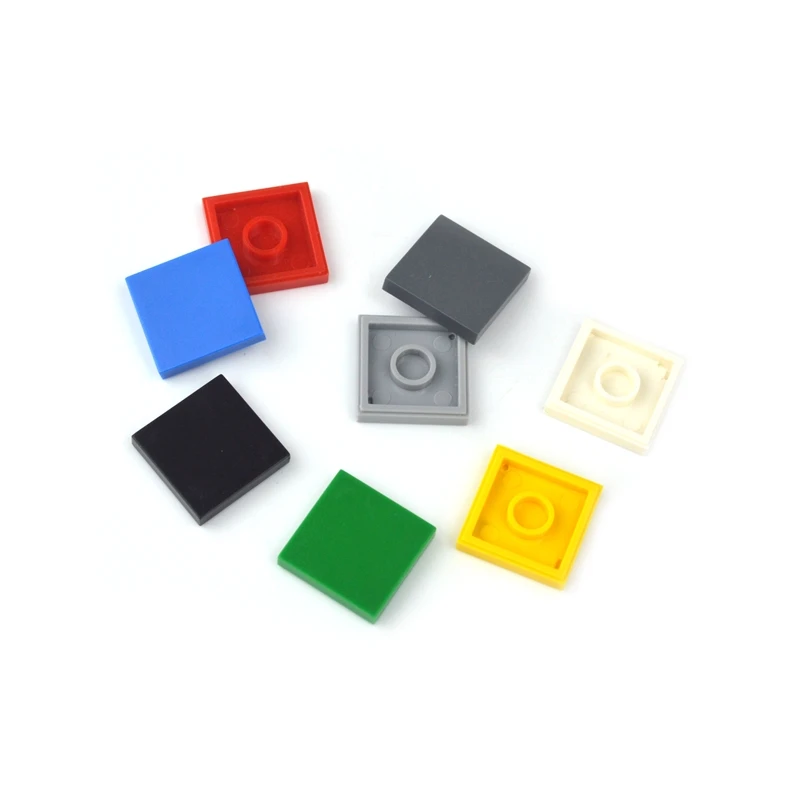 DIY 빌딩 블록 2*2 그림 벽돌 세라믹 타일 2x2 교육 크리 에이 티브 MOC 벽돌 3068 부드러운 플랫 타일 어린이를위한 장난감