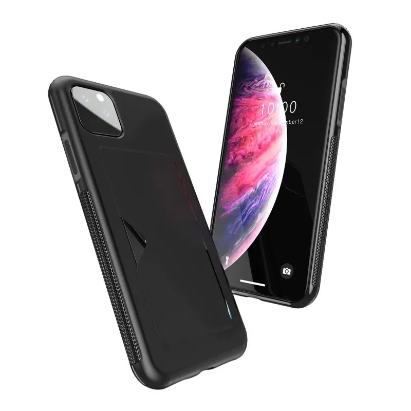 

PC Material Easy to Install Anti-scratch Anti-dust Shockproof Nice Protection Phone Case For IPhone 11With Card Slots