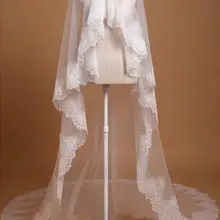 Слоновой кости 3M Длинные Романтические 1 т край собора Длина свадебная фата без Com