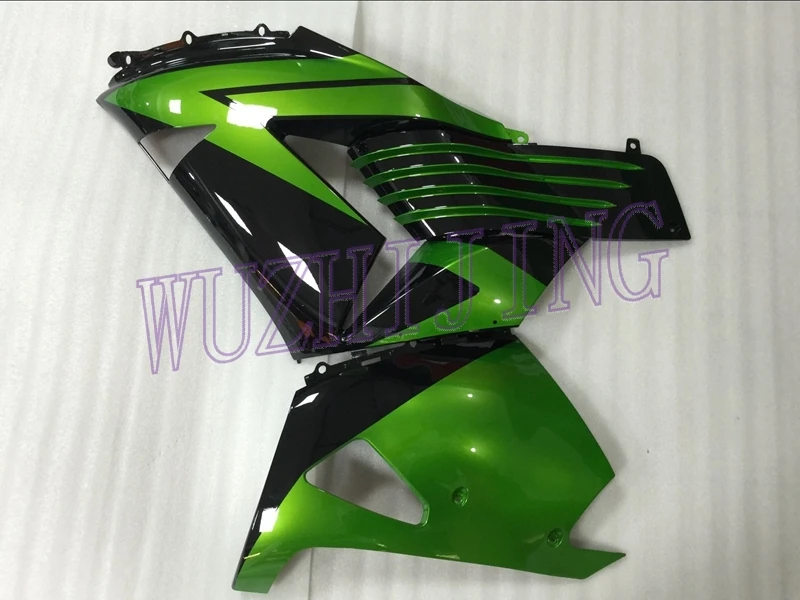 Наборы для тела Kawasaki Zx14r 2006 обтекатель Наборы ZZ-R1400 2007 Зеленый Черные Пластиковые обтекатели Zx14 Zx-14r 2006-2011