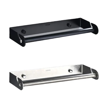 

Creative Stainless Steel Wall Mounted Tissue Paper Hanging Holder Shelf Bathroom Toilet Paper Towel Storage Rack Stand