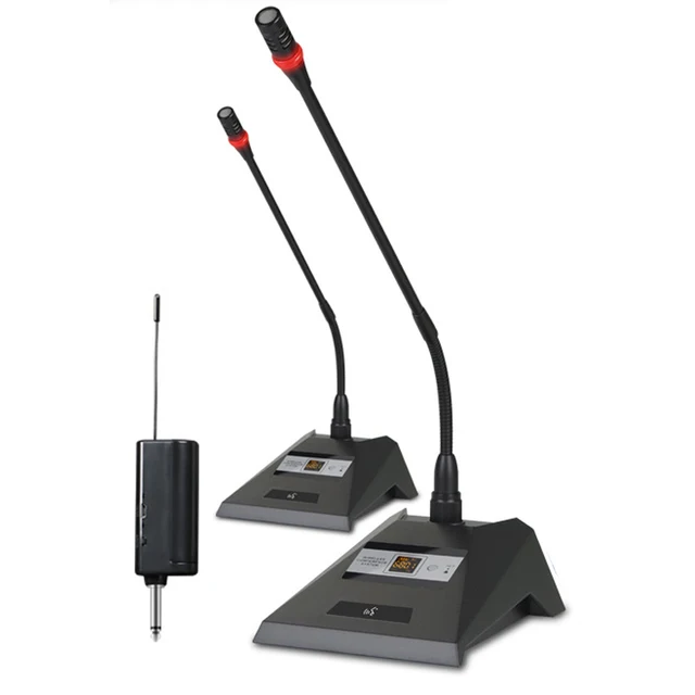Mini système de microphone de conférence de table sans fil, micro à col de cygne portable, anti-entrelacé, ATA CWL 1 à 2, professionnel 1