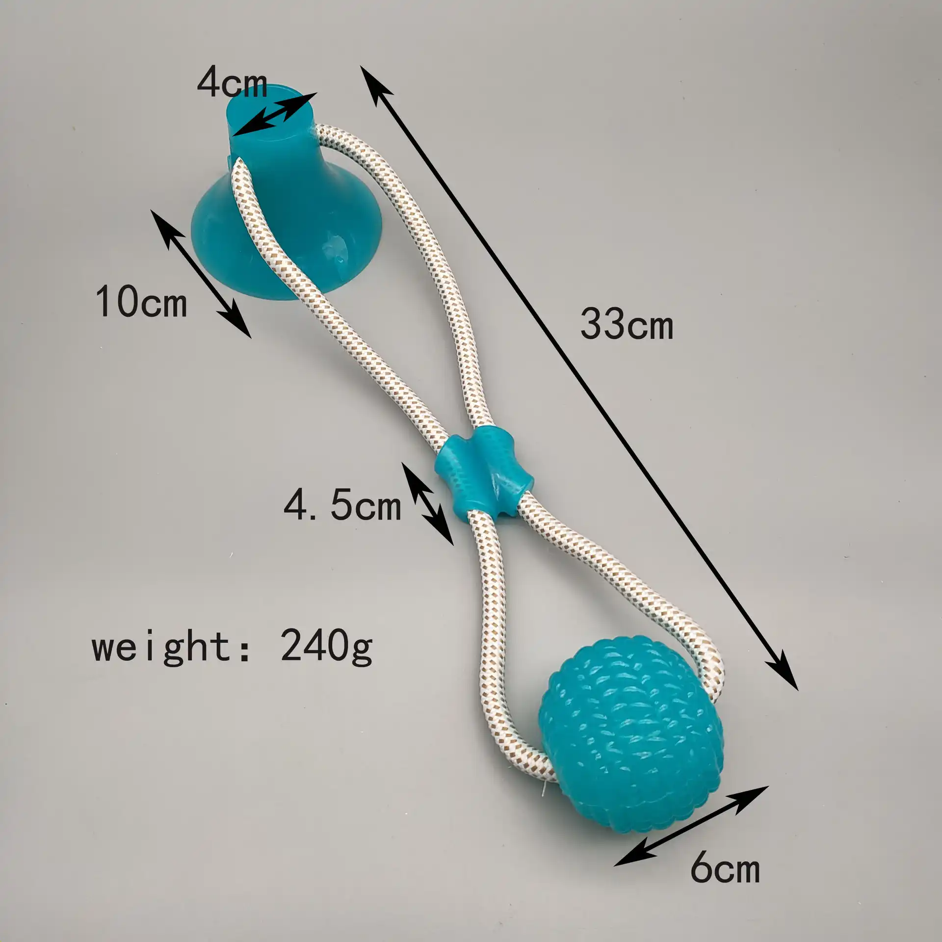 mega tug dog toy suction