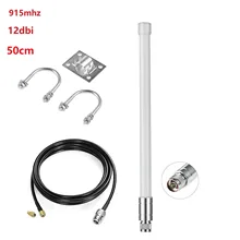 

12dBi Long-Range LoRa Gateway 915MHz Antenna Kit For HNT RAK Helium Hotspot Miner V2 V1 Nebra Bobcat 300 Syncrob It Dragino LPS8