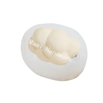 

DIY 3D Cloud White Cloud Mousse Silicone Mold Chocolate Cake Mold Aromatherapy Plaster Handmade Mold Chocolate Mold Fondant
