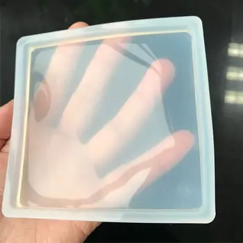 

6 Pcs Big Designs Resin Molds Square Round Silicone Resin Jewelry Casting Molds