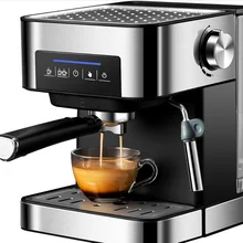 Итальянская кофемашина 20 бар насос Эспрессо Машина Полуавтоматическая эспрессо кофеварка домашняя Кофеварка Коммерческая молочная вспениватель