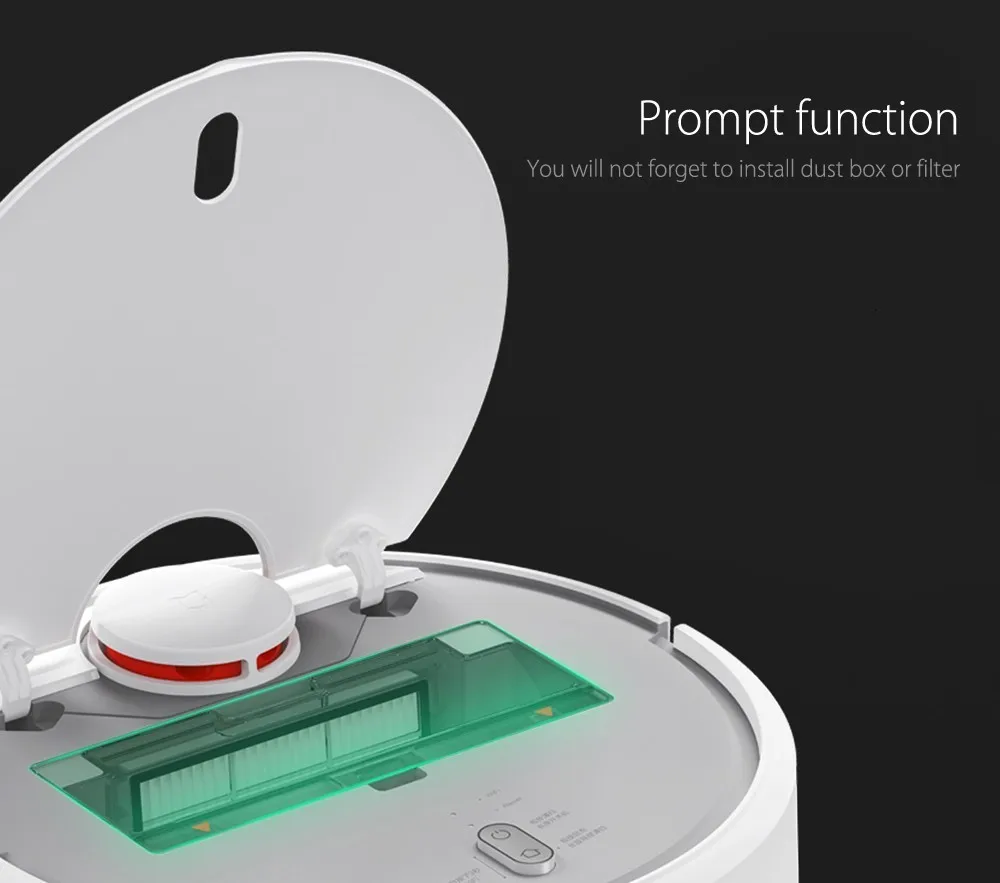 Оригинальная вакуумная часть Xiaomi, HEPA фильтр, основная щетка, инструмент для чистки, боковая щетка для Xiaomi и roborock вакуумная
