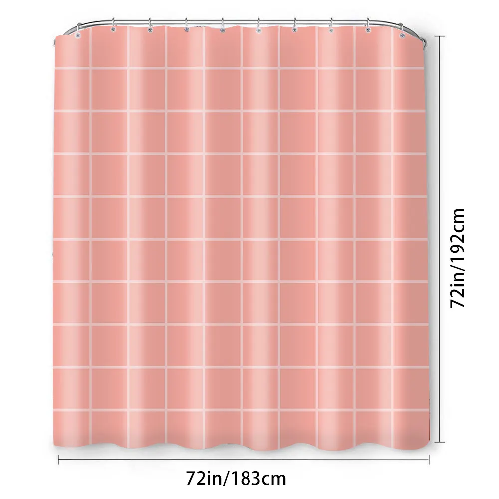 MTMETY Экологичная занавеска для купания простая квадратная форма плесени Водонепроницаемая занавеска для душа для украшения дома