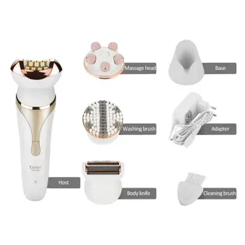 

Multi-Function 4 In 1 Ladies Permanent Electric Epilator Hair Removal Electric Photo Women Painless Threading Hair Remover