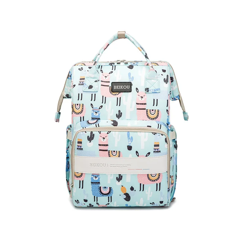 Mummy Nappy Diaper Bag Baby Travel Changing Nursing Backpack Waterproof USB function diaper bags Durable Oxford Backpack