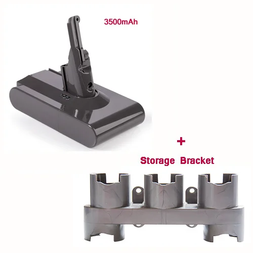 3.5 add Storage rack 3500mAh 21,6 V батарея для Dyson V8 батарея для Dyson V8 абсолютный/пушистый/животное/литий-ионный пылесос аккумуляторная батарея и 3,0 - Цвет: 3.5 add Storage rack