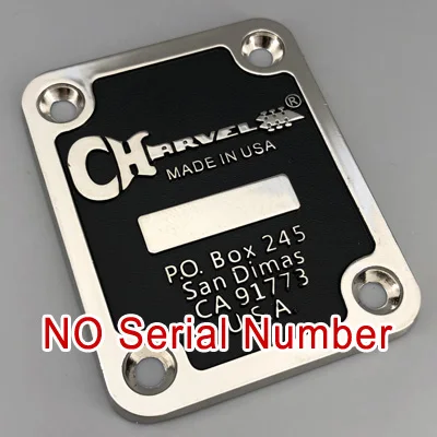 Гитара Charvel шеи пластина - Цвет: Without Serial Numbe