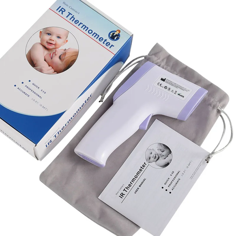 

Digital Non Contact IR Infrared Forehead Thermometer Gun Adult Body Temperature Temp Meter No Touch Digital IR Laser