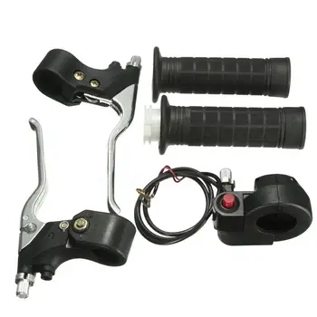 

7/8'' Hand Grip Kill Switch Twist Throttle Brake Lever Mini Moto Pocket Bike Motorcycle Hand Turn Handle