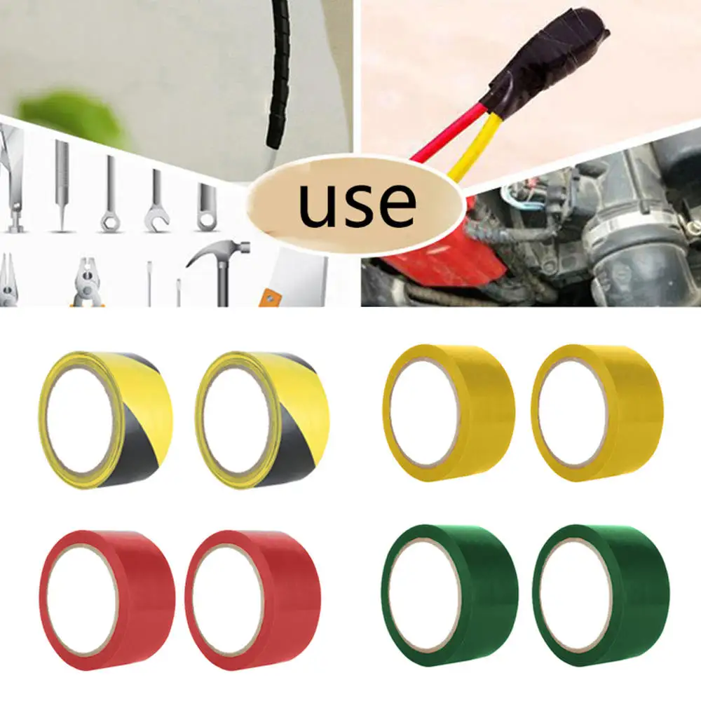 

2pc 33M Black and Yellow Self Adhesive Warning Safety Tape Safety Sticky Traction Marking Tape Traffic Parcking Signs 50mm