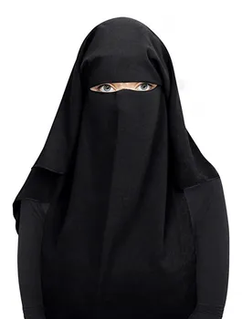 

Muslim Niqab Burqa Hijab Cap Women Bonnet Inner Islamic Turban Veil Headwear Hat Neck Full Cover Underscarf Face Mask Wrap caps