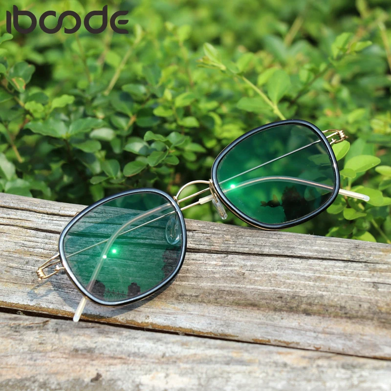 

iboode Reading Glasses Photochromic Women Men Full Frame Intelligent Presbyopia Eyeglasses Sunglasses Discoloration With Diopter