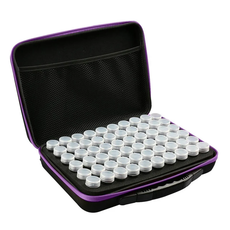 Diamond Painting Cross Stitch Accessories Tool Box bottle Container Storage 5D Embroidery Mosaic Gift With 30/60 bottles
