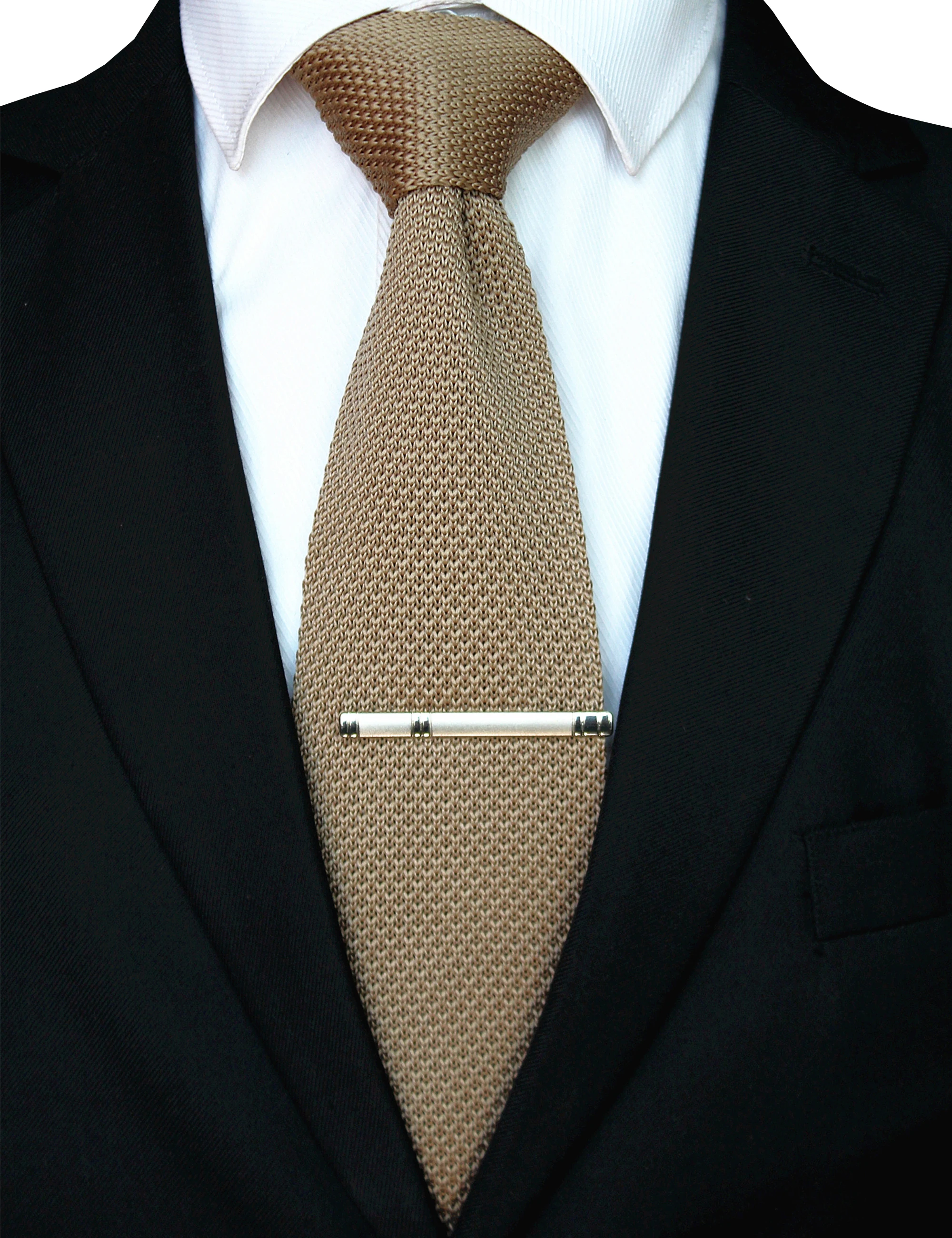 Men Neck Tie 8cm Colourful Knitted Woven Design