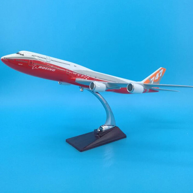 47 см 1:150 самолет Boeing B747-8 шасси модель самолета с базовым колесом литье под давлением самолет коллекционная игрушка