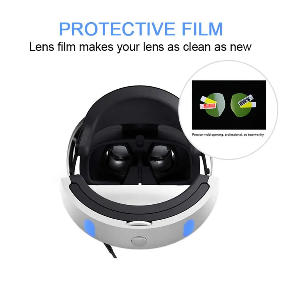 VR Explosion Screen Protective Film Full Covered TPU Anti-Blue Protective Films For PS VR Lens Anti-Explosion Screen Protectors