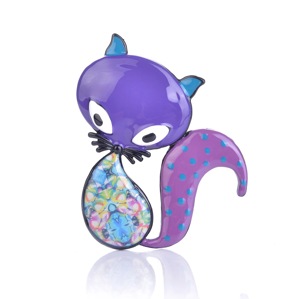 Cring Coco Новое поступление 2019 года милые булавки и броши в форме лисы из мультфильма