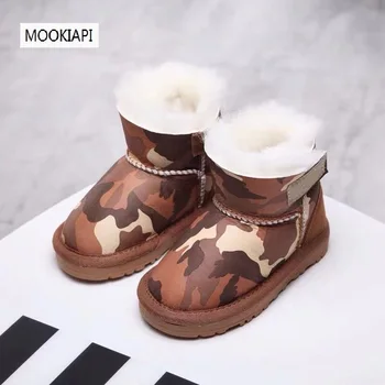 

2019 Australia's top quality children's shoes, real sheepskin, 100% natural wool, the latest children snow boots, free delivery