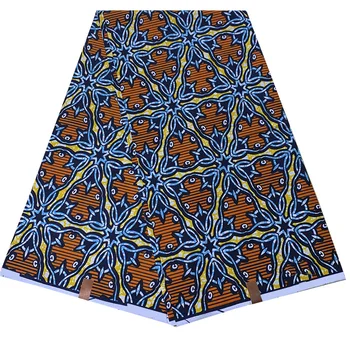 

Veritable Wax tissus Guaranteed Real Wax 6yard/lot 2020 New High Quality African Fabric nigeria ankara tissus Wax R0020