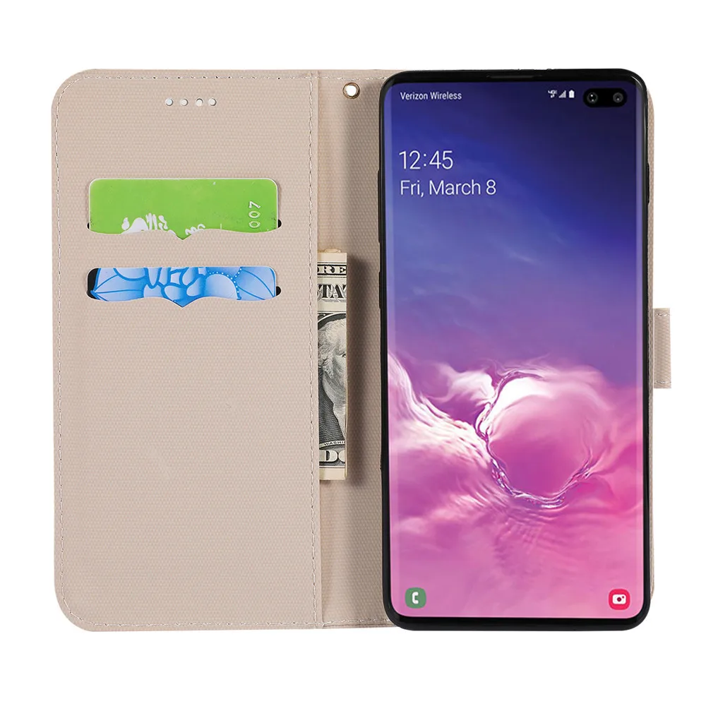 Чехол-кошелек для samsung Galaxy S10 S10e Book S9 S8 Plus, чехол A70 A50 A40 A30, сшитая кожа, стильный спортивный Чехол