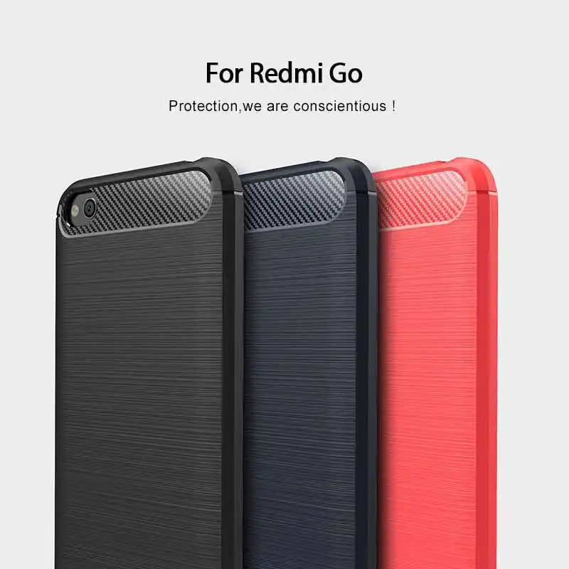 Mokoemi Shock Proof Soft Silicone 5.0&quotFor Xiaomi Redmi Go Case For Cell Phone Cover |