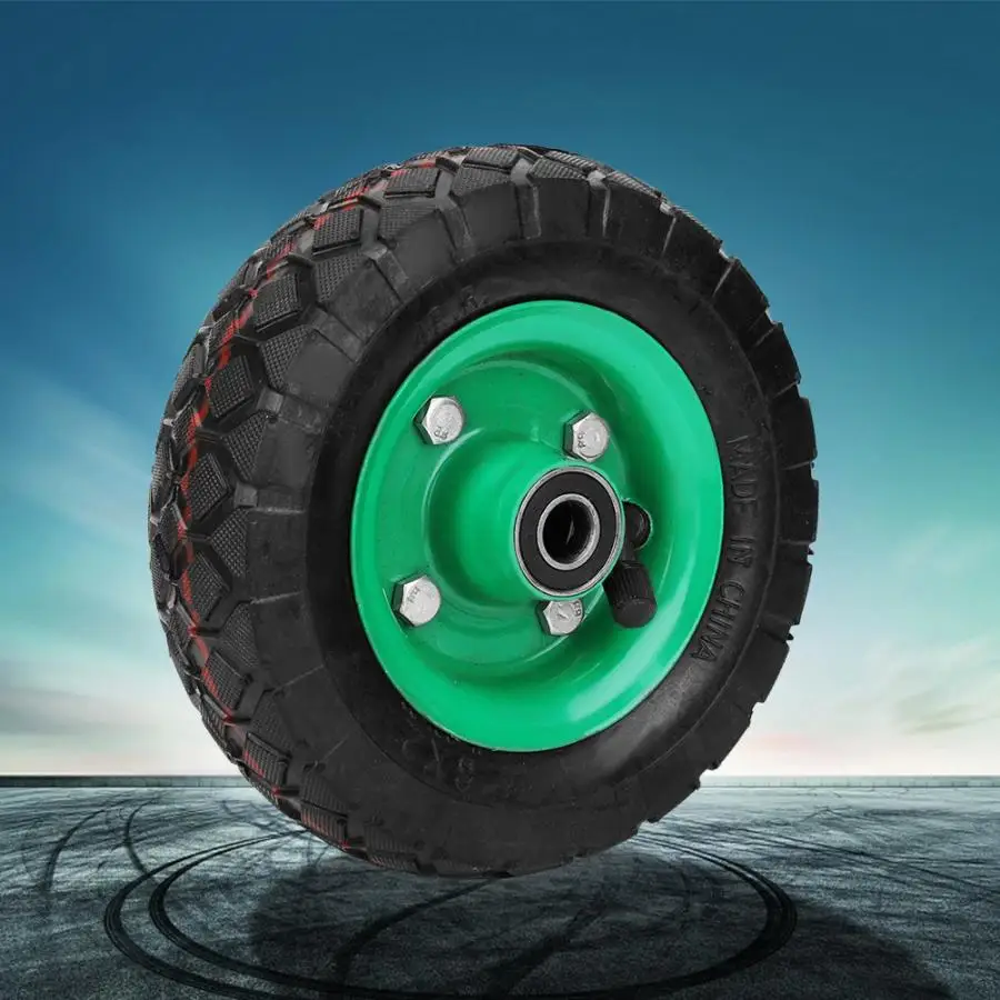 Inflatable Tire Wear-Resistant 6in Wheel Tyre 250kg 36psi wheels Tyre for Industrial Grade Cart Trolley