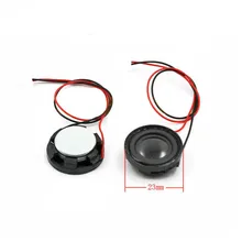 SOTAMIA 2 шт. 23 мм композитная пленка мини динамик s колонка 4 Ом 3 вт DIY игрушка компьютер звук динамик громкий динамик для домашнего кинотеатра