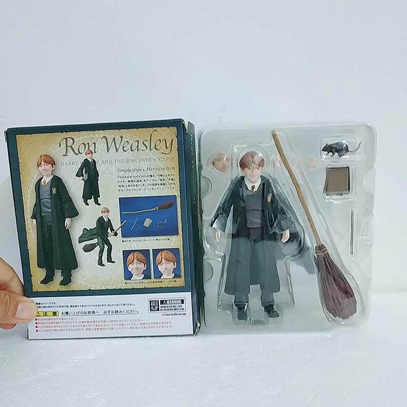 12 см SHF Potter Гермиона Грейнджер Уизли Рон фигурка модель игрушки кукла для подарка - Цвет: C in Box