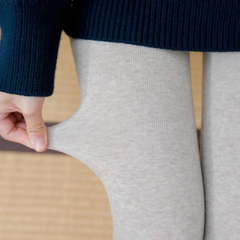 

New Cotton Tights Women Stripe Pantyhose Warm Long Stockings High Elastic Panty Autumn collant femme