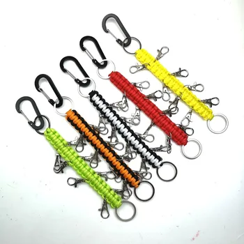 

free DHL 30pcs Umbrella rope woven lanyard cheerleader hanging chain backpack multi rope buckle hanging chain factory