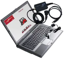 Вилочный погрузчик Linde полный набор диагностических инструментов CanBox + кабель TruckDoctor + кабель двигателя + Touchbook CF-52 ноутбука +