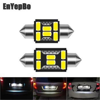 

2Pcs LED Car bulb License Plate Light C5W 39mm For Volkswagen VW Bora Caddy Golf III V Jetta Number Lamp 12V White