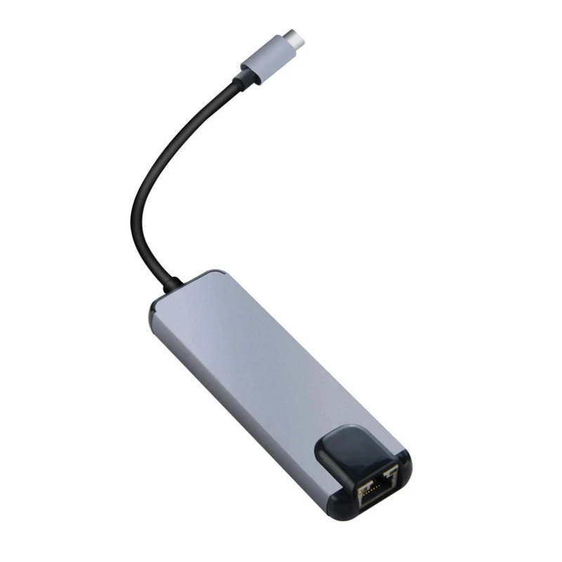 5 в 1 usb type C концентратор HDMI 4K USB C концентратор к Gigabit Ethernet Rj45 Lan адаптер для Macbook Pro Thunderbolt 3 USB-C зарядное устройство