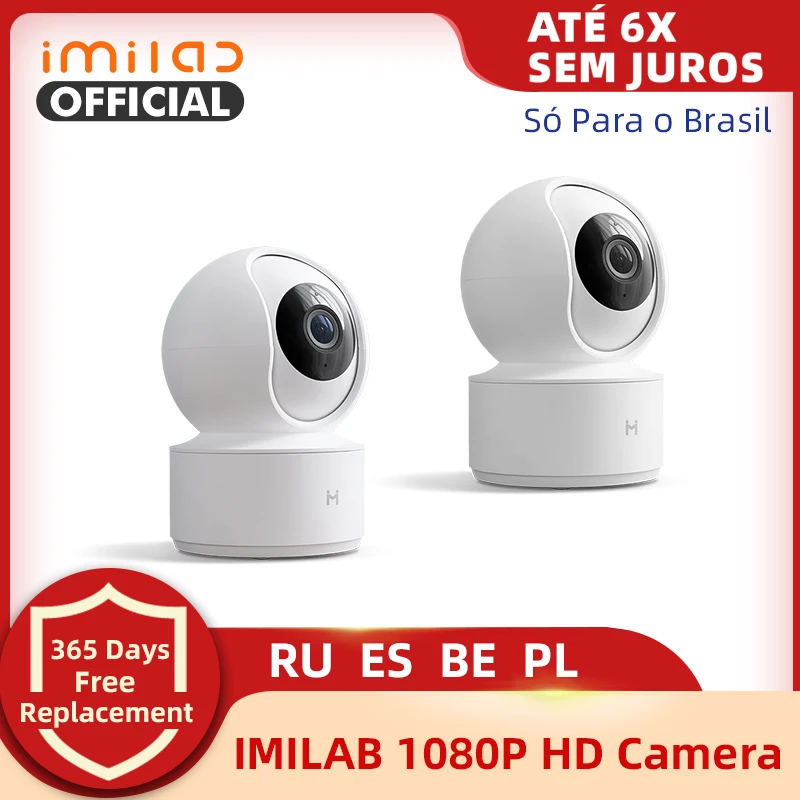 Глобальная версия Mijia IMILAB IP Camera 016 2PCS Mi Home APP WiFi камера видеонаблюдения CCTV видеоняня 1080P H.265|Камеры