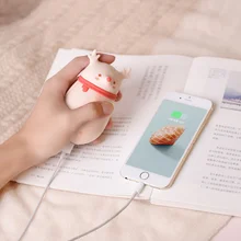 6000 мАч портативный ручной подогреватель электронный подогреватель для рук USB внешняя аккумуляторная батарея Мобильная мощность подарок на праздник