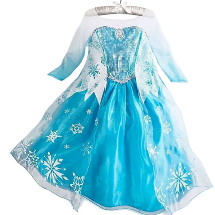 

Frozen Childrenswear Girls Dress Princess Dress Hot Selling New Style Children Shirt