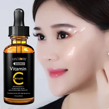 

30ml Eyes Face Dark Spots Vitamin C Serum Treatment Wrinkle Removal Hyaluronic Acid Lifting Firming Repair Anti Aging Liquid