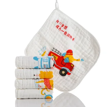 

5Pcs/Lot Baby Muslin Face Towel Bandana Baby Square Handkerchief 30x30cm Muslin Cotton Infant Nursing Face Towel Wipe Wash Cloth