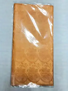 

ACI Gold African Fabric Bazin Riche 10 Yards/Piece New Fashion Polyester Damask Shadda Guinea Brocade Fabric For Wedding Dress