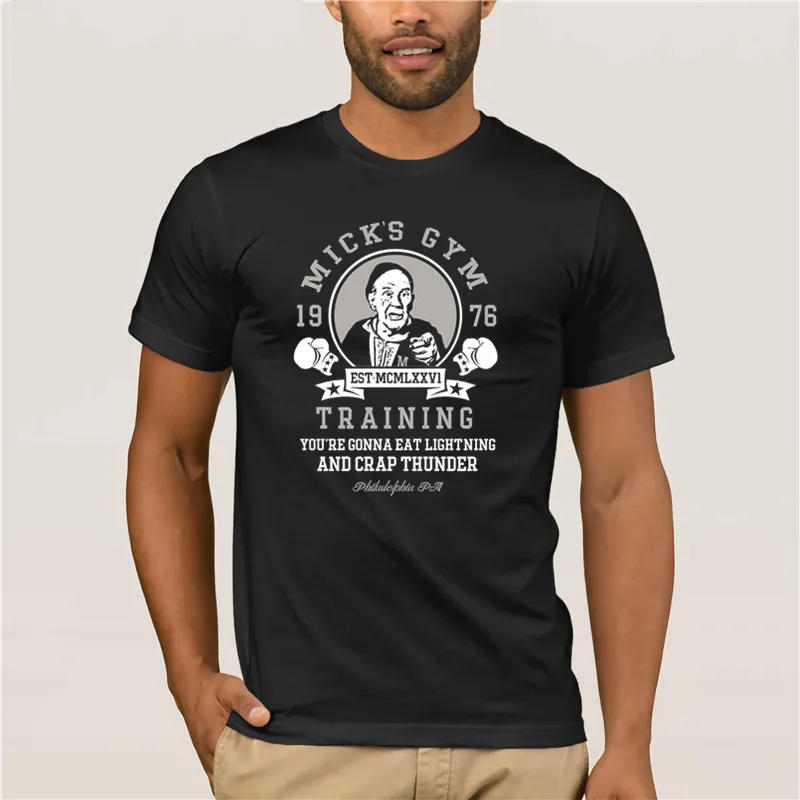 Футболка Rocky Balboa Mick T camisa de ocio manga corta hombre 2020| |